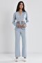 P5040 Satin Nightgown Dressing Gown - 5