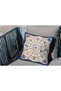 Throw Pillow Navy Blue Cream Colored Vases Themed Throw Pillow Case Pillow52 - 2