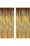 Gold Door Wall Party Backdrop Background Adhesive Birthday Photo Curtain
