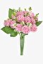 Artificial 18 Mini Snowflake Bunch 25 cm Pastel Pink