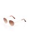 Round Metal Rose-brown Round Men's Sunglasses
