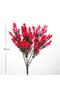 Artificial Daffodil Plant Red 40 Cm. Uv Protection - Outdoor Compatible - 4