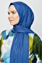 Indigo Pleated Bamboo Shawl - 8