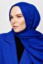 ساكس الأزرق بريزم نمط القطن الجاكار شال - 6