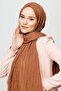 Mocha Pleated Bamboo Shawl - 5