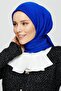 ساكس وشاح أزرق مطوي