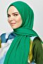 شال بينيتون من الخيزران باللون الأخضر - 8