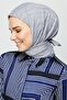 وشاح من الخيزران بطيات فضية - 6