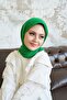 وشاح بينيتون أخضر مطوي