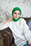 وشاح بينيتون أخضر مطوي - 6
