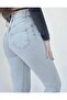 Le Lis Jeans High Waist Lycra Flared Leg Front Slit Women's Jeans - 3