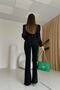 Colorfast Fabric Flare Jeans Colorless Flare Leg Denim Trousers - 4
