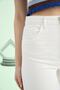 Women's Julia Snow White Super High Waist Lycra Wide Leg Denim Jeans - 3