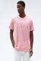 3sam10729hk 286 Pink Men's Jersey Basic Crew Neck Short Sleeve T-shirt - 3
