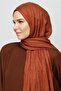 Red Brown Pleated Bamboo Shawl
