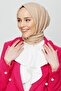 شال من القطن باللون البيج الرملي