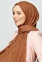 Mocha Pleated Bamboo Shawl - 4