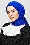 ساكس وشاح أزرق مطوي - 2
