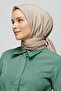 Beige Pleated Scarf