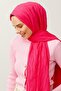 Fuchsia Pleated Bamboo Shawl - 3