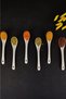 Porcelain 6-Piece Teaspoon Jam And Sauce Spoon 13 Cm White - Gsa-50 C320.049 - 2