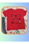 Short Sleeve T-shirt Girl Summer Eyes Printed Cotton