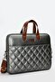 Macbook Air Pro 13.3" & 14" Inch Compatible Laptop Briefcase Gray - 5