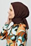 وشاح مطوي باللون البني المر - 7