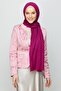 Plum Pleated Bamboo Shawl - 3