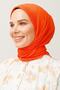 وشاح برتقالي بطيات نيون - 2