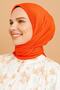 وشاح برتقالي بطيات نيون - 6