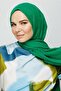 شال بينيتون من الخيزران باللون الأخضر - 7