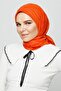 وشاح بامبو برتقالي مطوي - 5