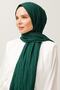 Emerald Pleated Bamboo Shawl