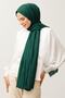 Emerald Pleated Bamboo Shawl - 4