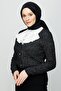 شال أسود من القطن - 3
