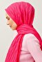 Fuchsia Pleated Bamboo Shawl - 2