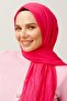 Fuchsia Pleated Bamboo Shawl - 5