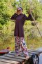 Rope Tied 4-Piece Digital Printed Full Covered Hijab Swimsuit M2023 - 5