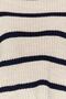 Bej Crop Geniş Kalıp Basic Çizgili Triko Kazak TWOAW23KZ00390 - 3