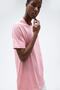 3sam10729hk 286 Pink Men's Jersey Basic Crew Neck Short Sleeve T-shirt
