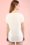 Women's White 2 Pack V-Neck Basic T-shirt - 5