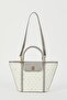 White Monogram Women's Shoulder Bag 05PO23Y1717 - 2