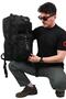 Outdoor 65 Lt Black Camping Mountaineer Vacation Backpack - Black Bag - 4