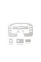 Meriç ®   Front Glove Box Trim Aluminum 7 Piece for Ford Transit 1995-1997