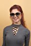 Chekky Cappucino Women's Sunglasses