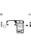 ميريتش ®   Dfm Minibus Front Torpedo Coating أسود لامع 7 قطع 2010-›