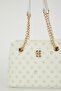 White Monogram Women's Shoulder Bag 05PO23Y1712 - 4