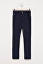 Navy Blue Slim Fit 5 Pockets Teen Girl Pants H2197A6.Be458 - 3