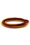 Men's Claret Red Yellow Double Sira Magnetic Clip Bracelet BT469